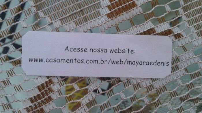 Endereço da nossa web! =D