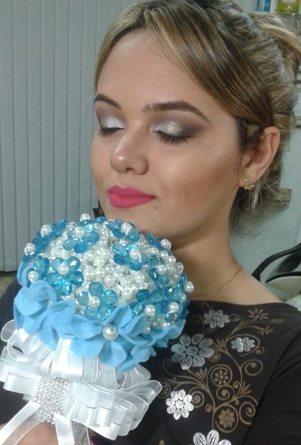 Teste de make! feito pela própria noiva! - 2