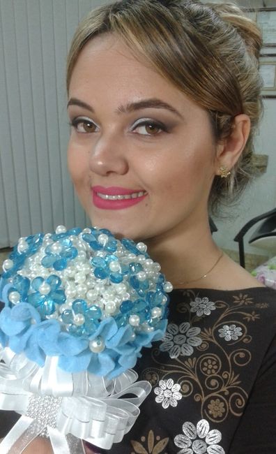 Teste de make! feito pela própria noiva! - 3