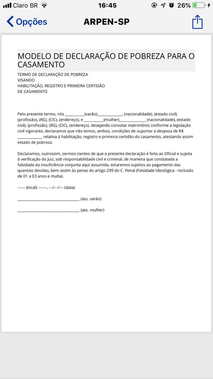 Civil ( atestado de pobreza) - 3
