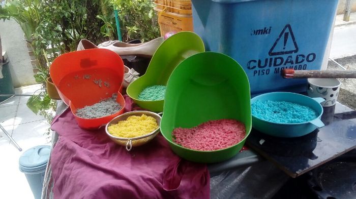 Fazendo meu arroz colorido e surpresa - 5