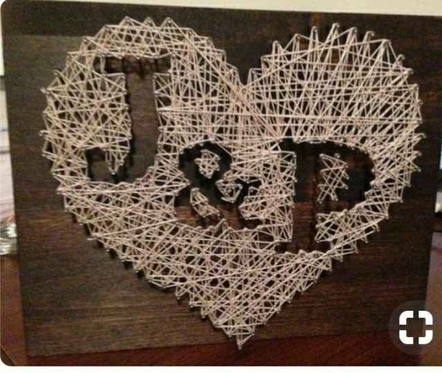 Decore: string art | prego e linha part.1 - 1