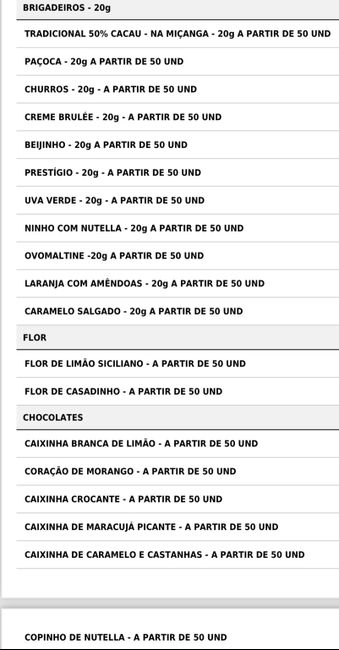 Quais doces finos terão no casamento de vocês? 2
