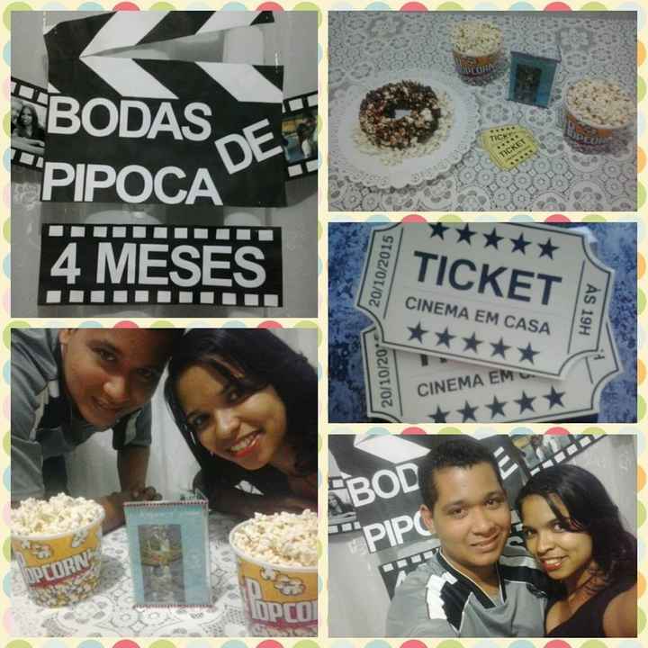 Bodas de Pipoca - 4 meses