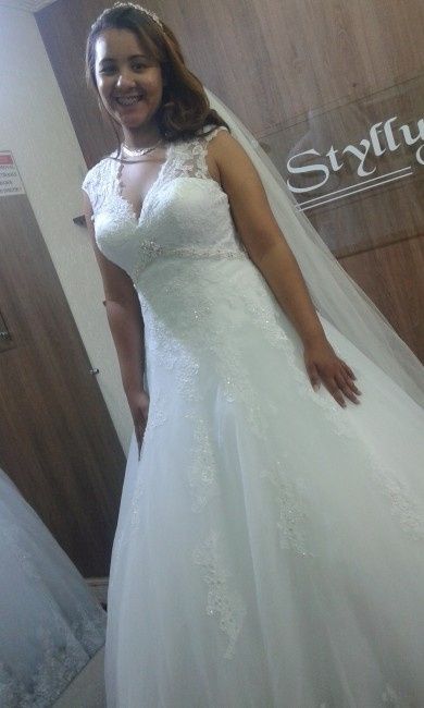 Minha 1* prova do vestido - 1