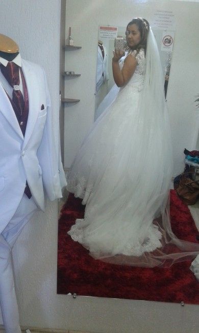 Minha 1* prova do vestido - 2