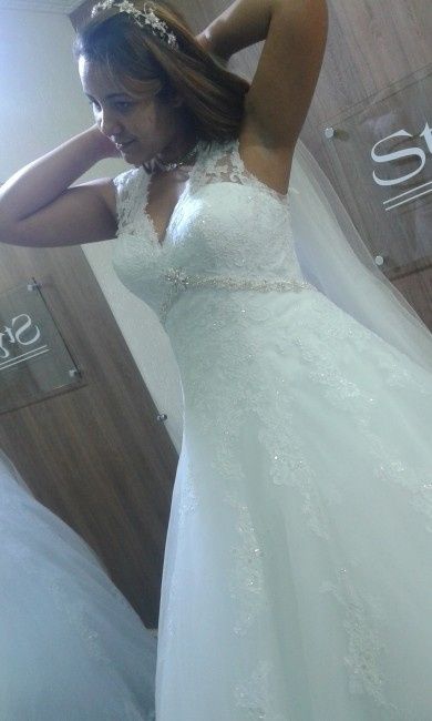 Minha 1* prova do vestido - 3