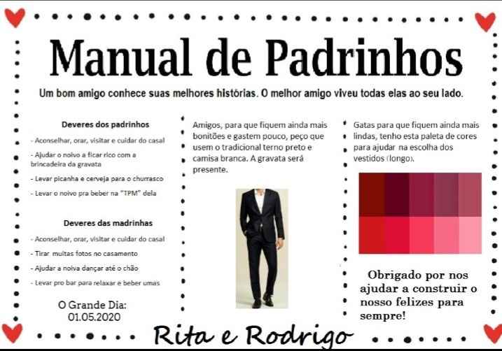 Olha o convite dos padrinhos - 1