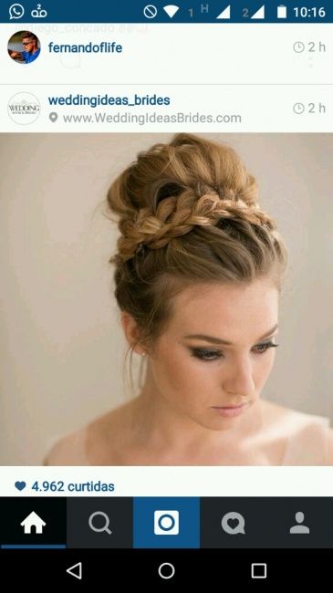 Meninas vocês já escolheram o penteado para o grande dia? qual? - 3