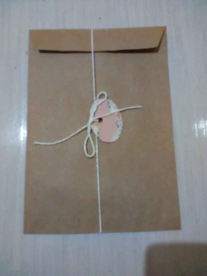 Envelope fechado com a tag