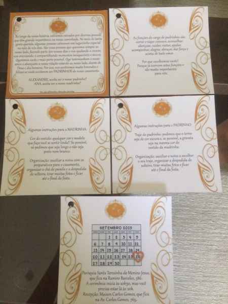 Convite de padrinhos - 1