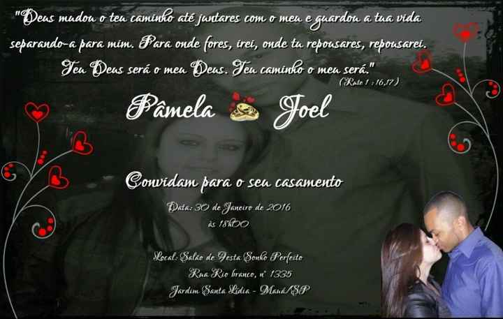 Convites de casamento - 1