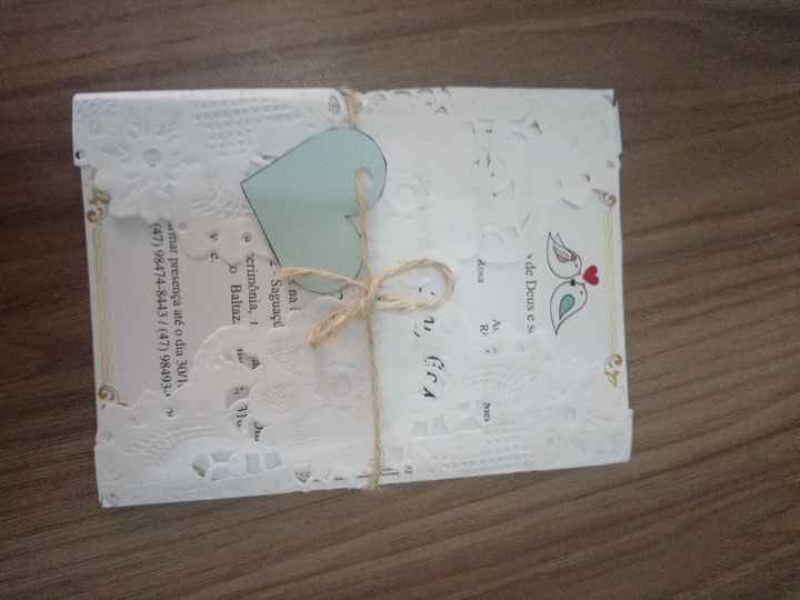 Nosso convite Diy. - 1