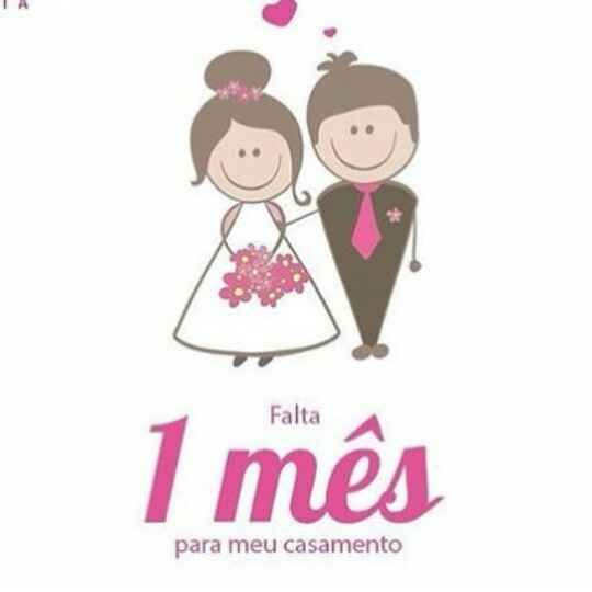 Faltam só 30 dias para o meu casamento 👰💍💒 - 1