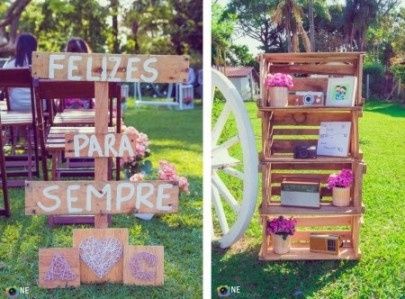 Caixotes na decoração