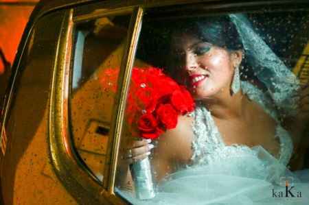 dentro do carro!