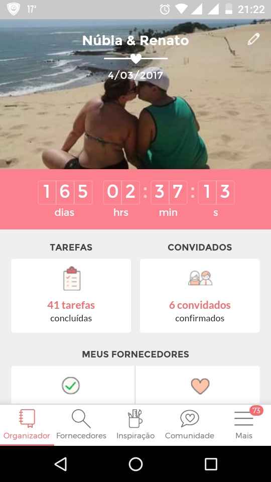 Faltam 165 dias