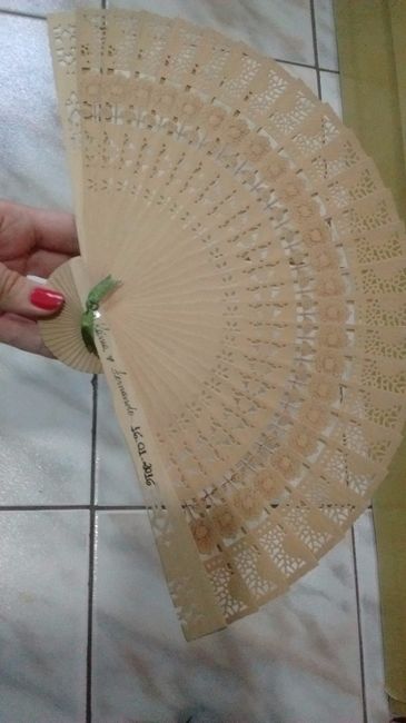 leque de lembrancinha