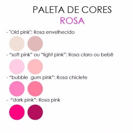 paleta de cores rosa 2