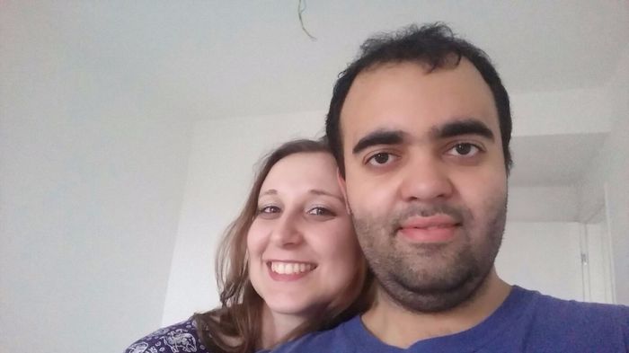 Primeira foto no nosso apartamento
