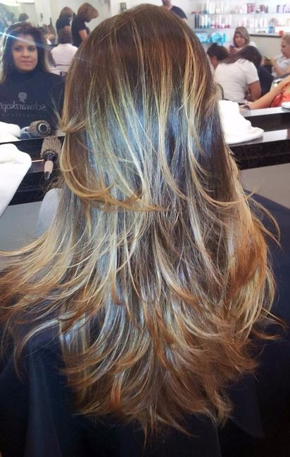 Luzes no cabelo