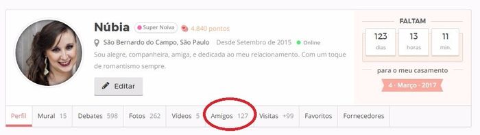amigos na comunidade