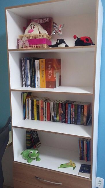Estante de livros