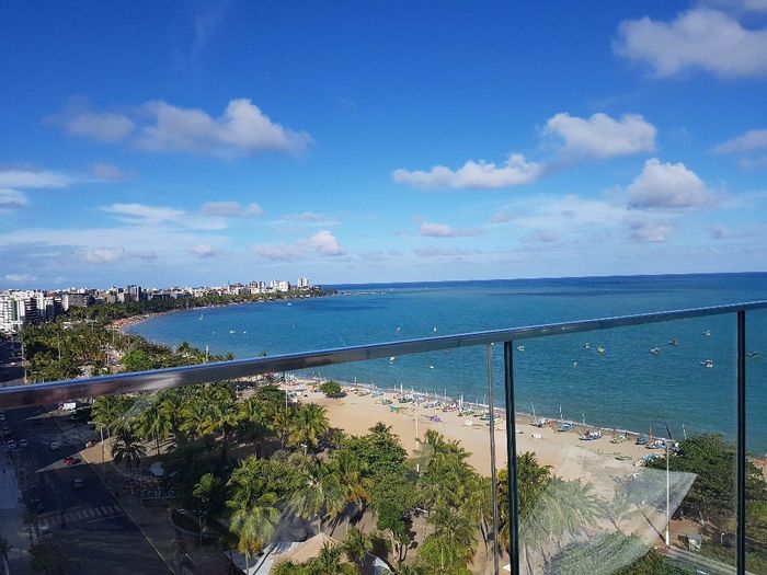 Vista da cobertura do hotel em Maceió