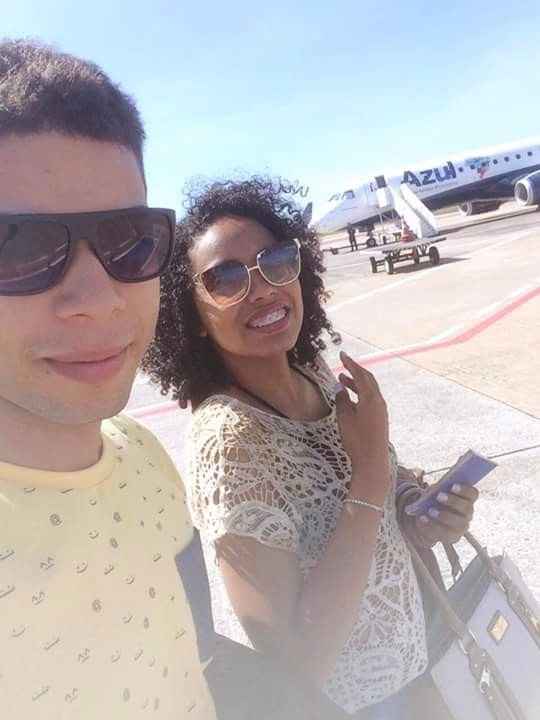 sim nos viajamos e tivemos a primeira experiencia de andar de aviao juntos rsrsrs