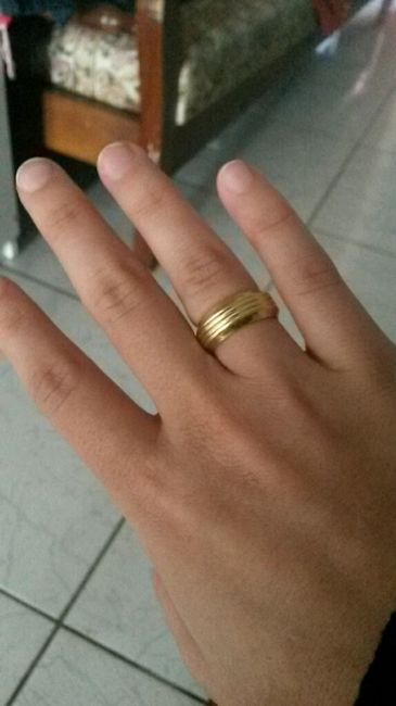 Minhas aliança linda! - 1