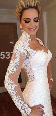 Vestido - decote e mangas