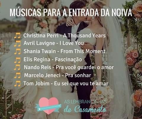 Sugestões para noiva