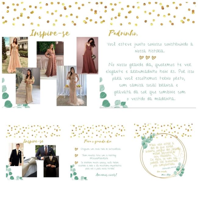 Convite e Manual dos Padrinhos - diy - Ficou bom? 2