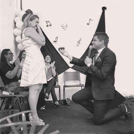 O meu pedido de casamento! 