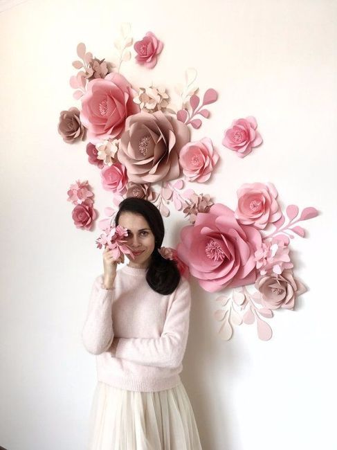 Flores de papel
