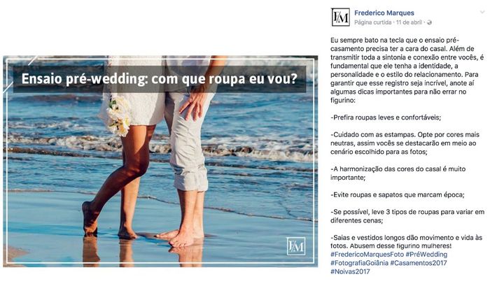 O que vestir no pre-wedding