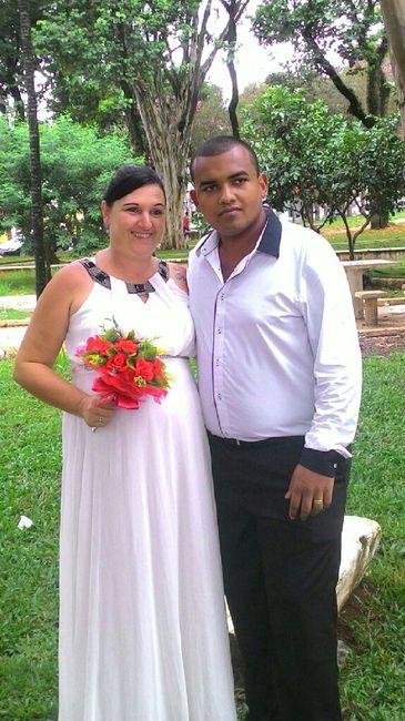 Hj foi meu casamento no civil