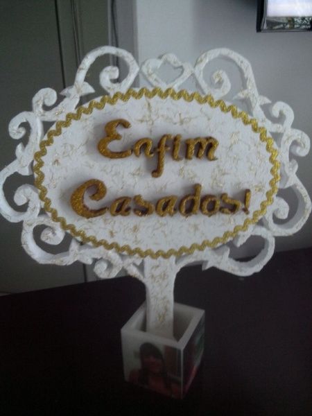 Placa Enfim Casados