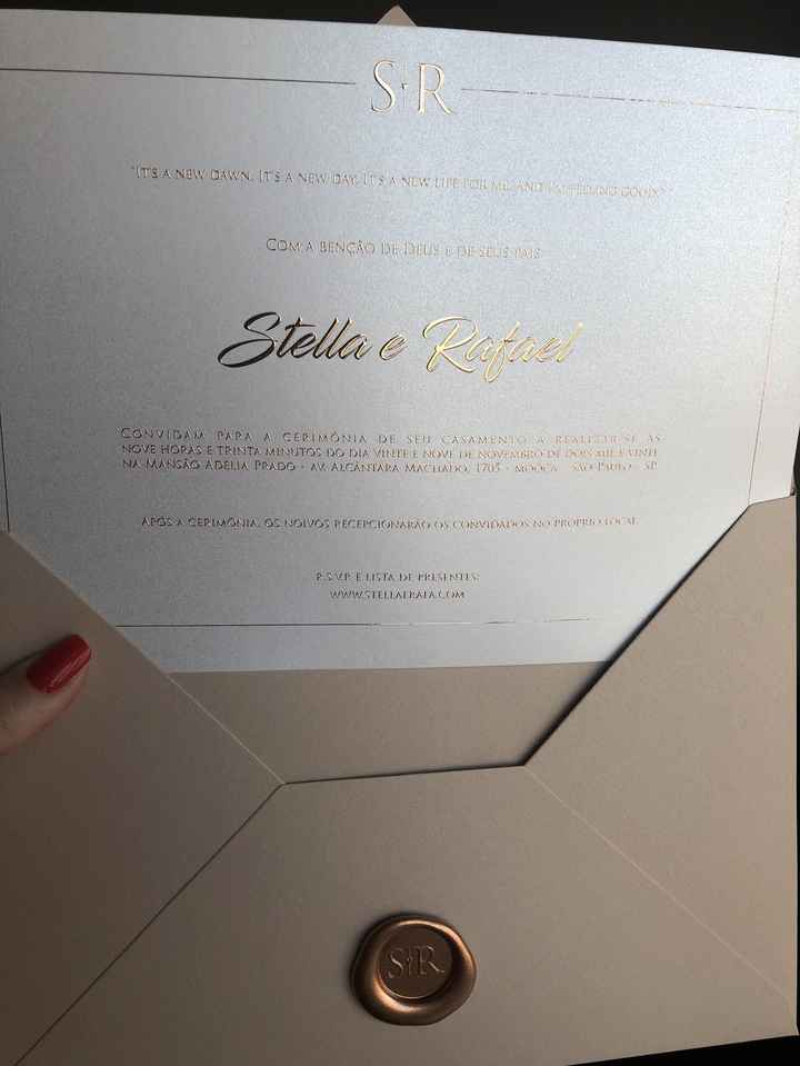 o Convite de Casamento (se vc ainda não comprou convite, Leia!) - 5