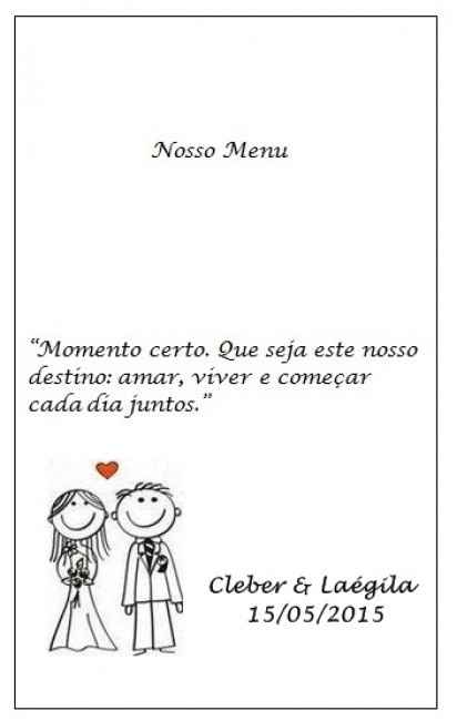 capa do Menu