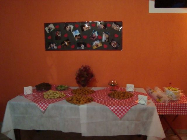 mesa dos salgados...