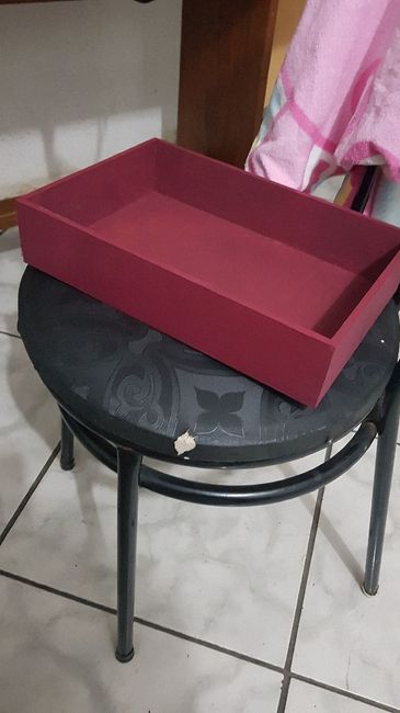 Minha bandeja do kit Toalete diy 2