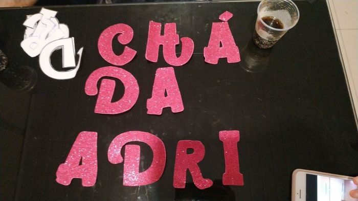 Letras em E.V.A para colocar dentro do arco