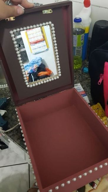 Nossa caixinha diy para as convidar as Mães 5