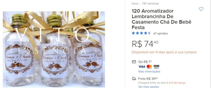 Fechamos as lembrancinas! #vemver - 1