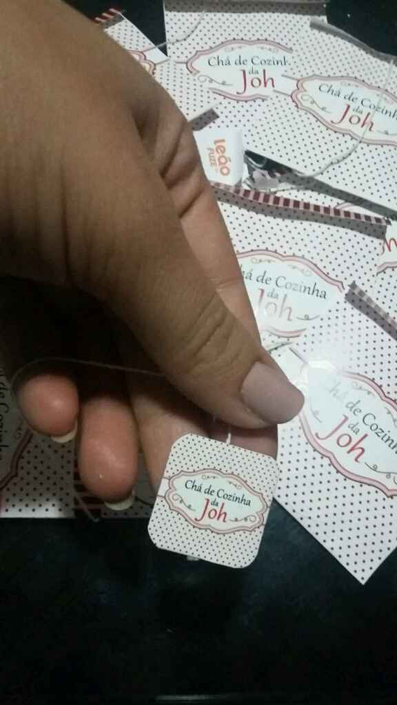 Convites diy sache de chá para o chá de penela - 6