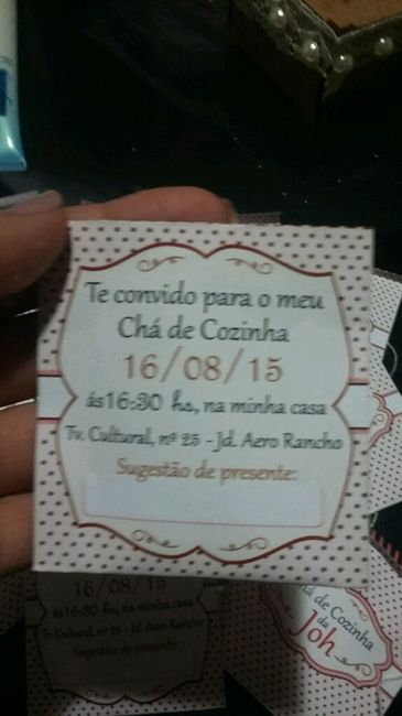 Convites diy sache de chá para o chá de penela - 3