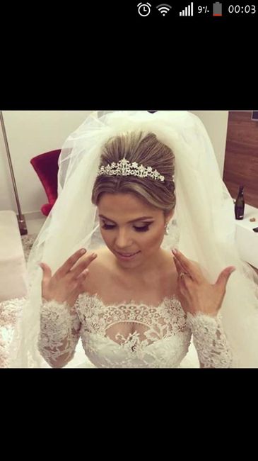 Qual o melhor modelo de penteado para usar com véu longo? - 4