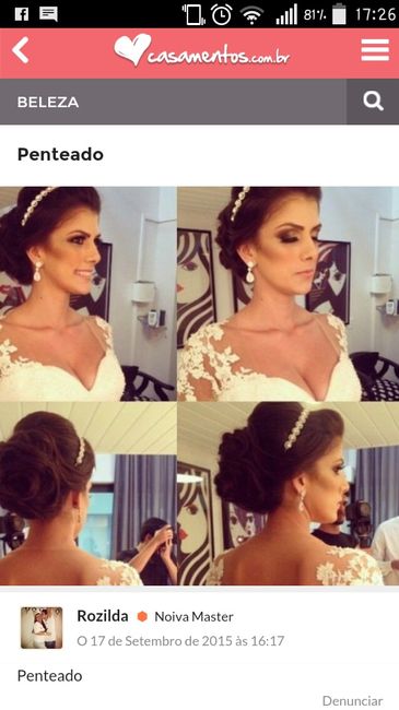 Penteado para casamento - 1