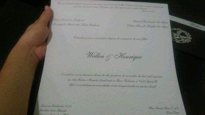 Que dor de cabeça, mais enfim meus convites chegaram - 4